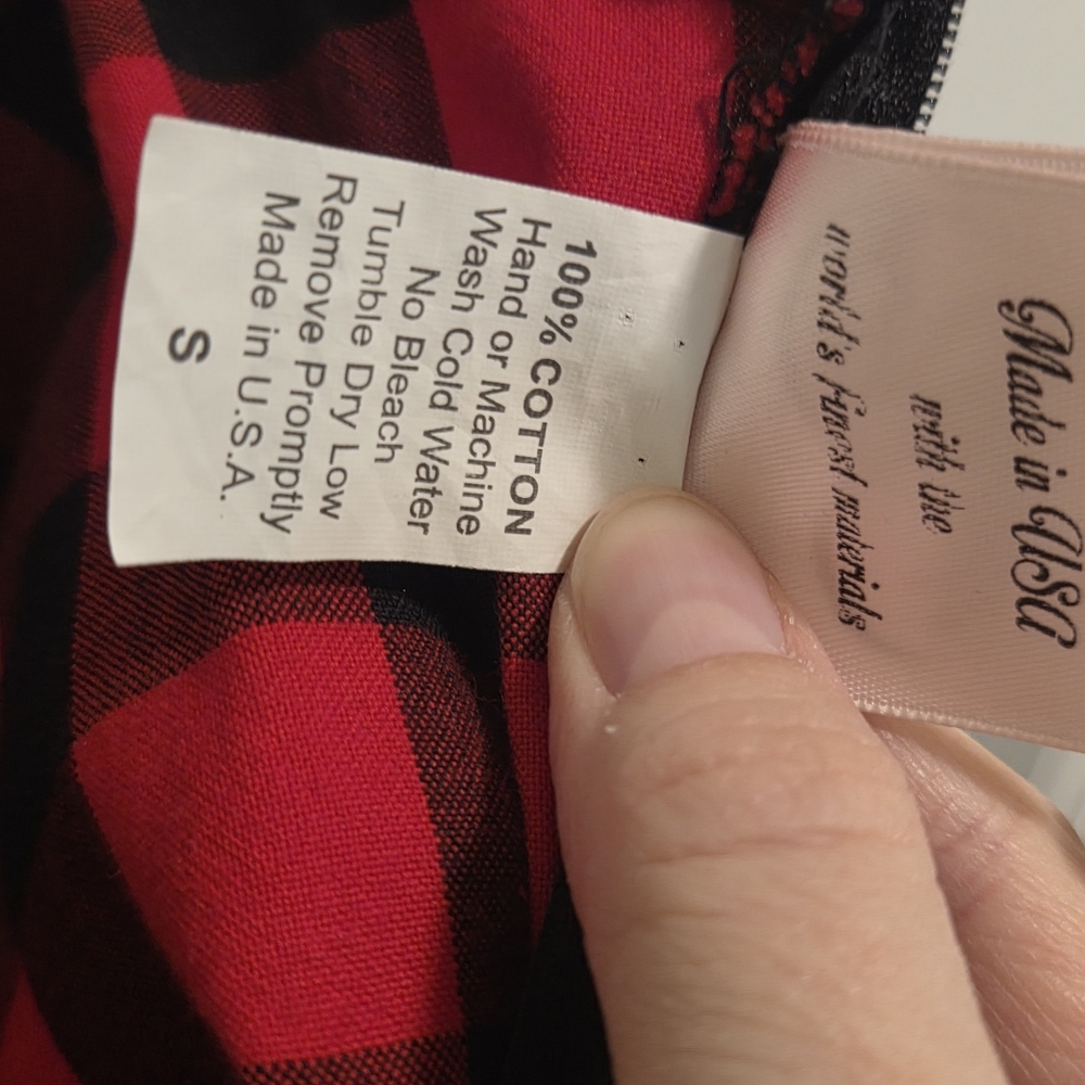 Heart Of Haute Size 2 Buffalo Plaid Circle Skirt - Picture 5 of 5